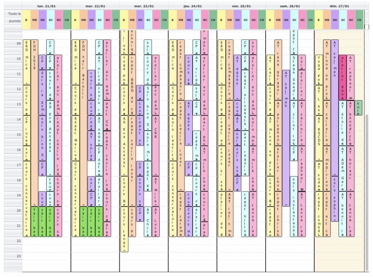 Micadanses - Logiciel de gestion de réservation de salles